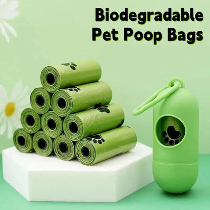 Eco-Friendly Pet Poop Bags with Dispenser