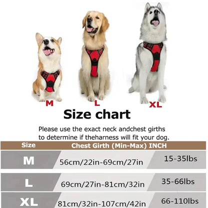 No-Pull Reflective Dog Harness
